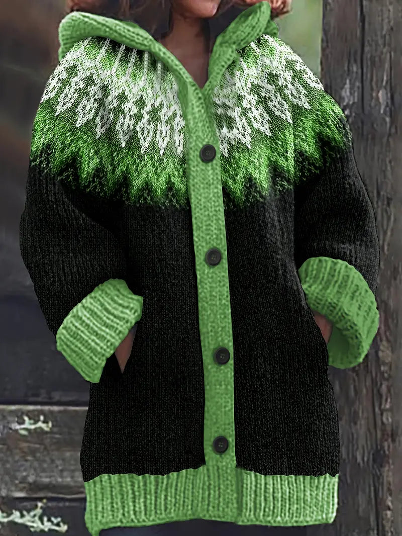 Relaxed Fit Hoodie Sweater Cardigan