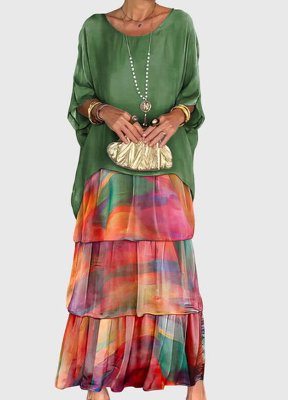 Boho Chic Flowy Maxi Dress for Women