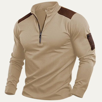 Men's Tactical Sweater Lightweight Half Zip