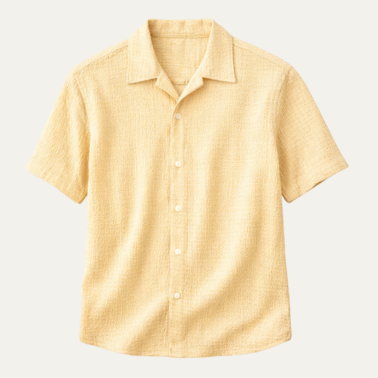 Men's Casual Button-Up Shirt - VibreMode