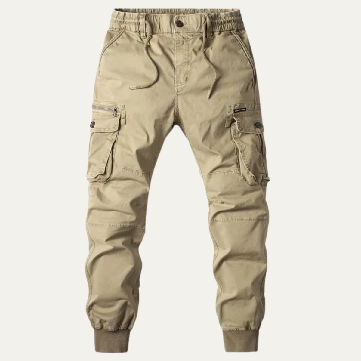 Men's Cotton Utility Pants With Pockets - VibreMode