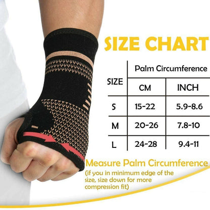 VibreMode Wrist Compression Sleeve For Injury Support