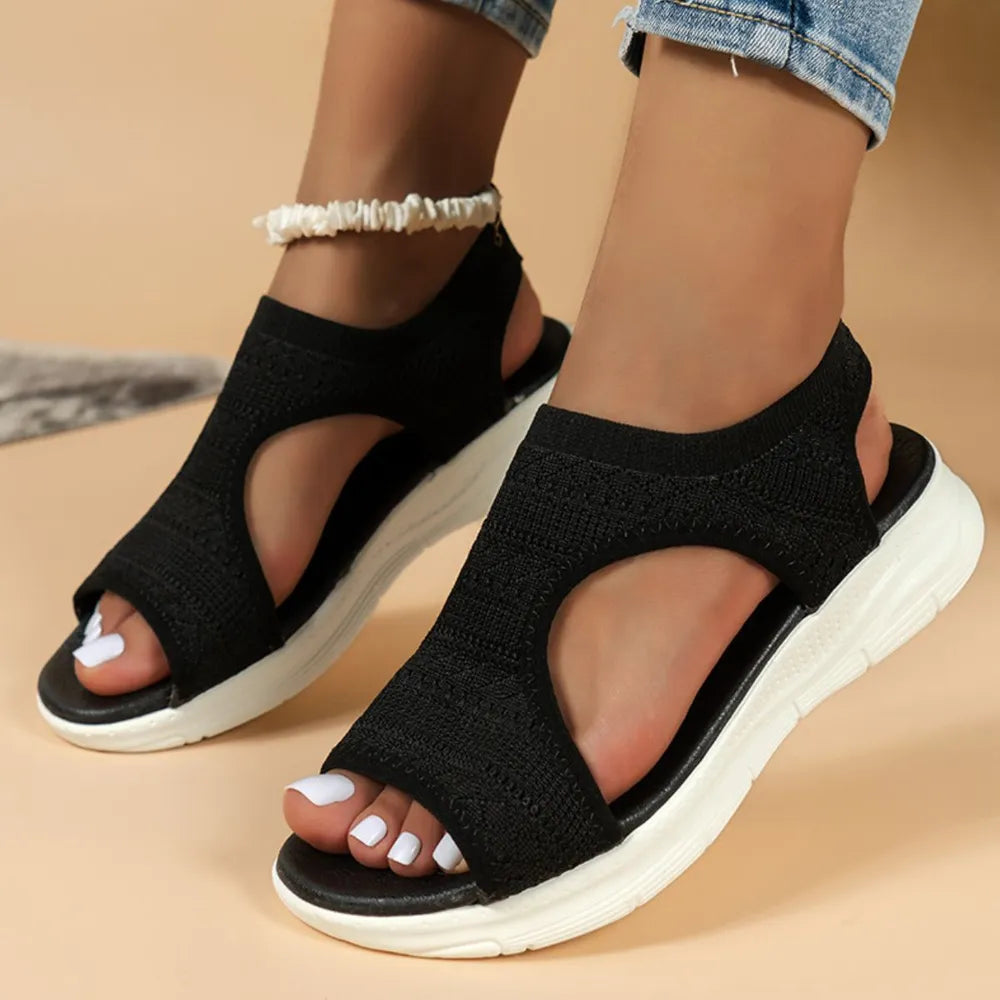Comfortable Walking Sandals for Women with Mesh and Grip Sole