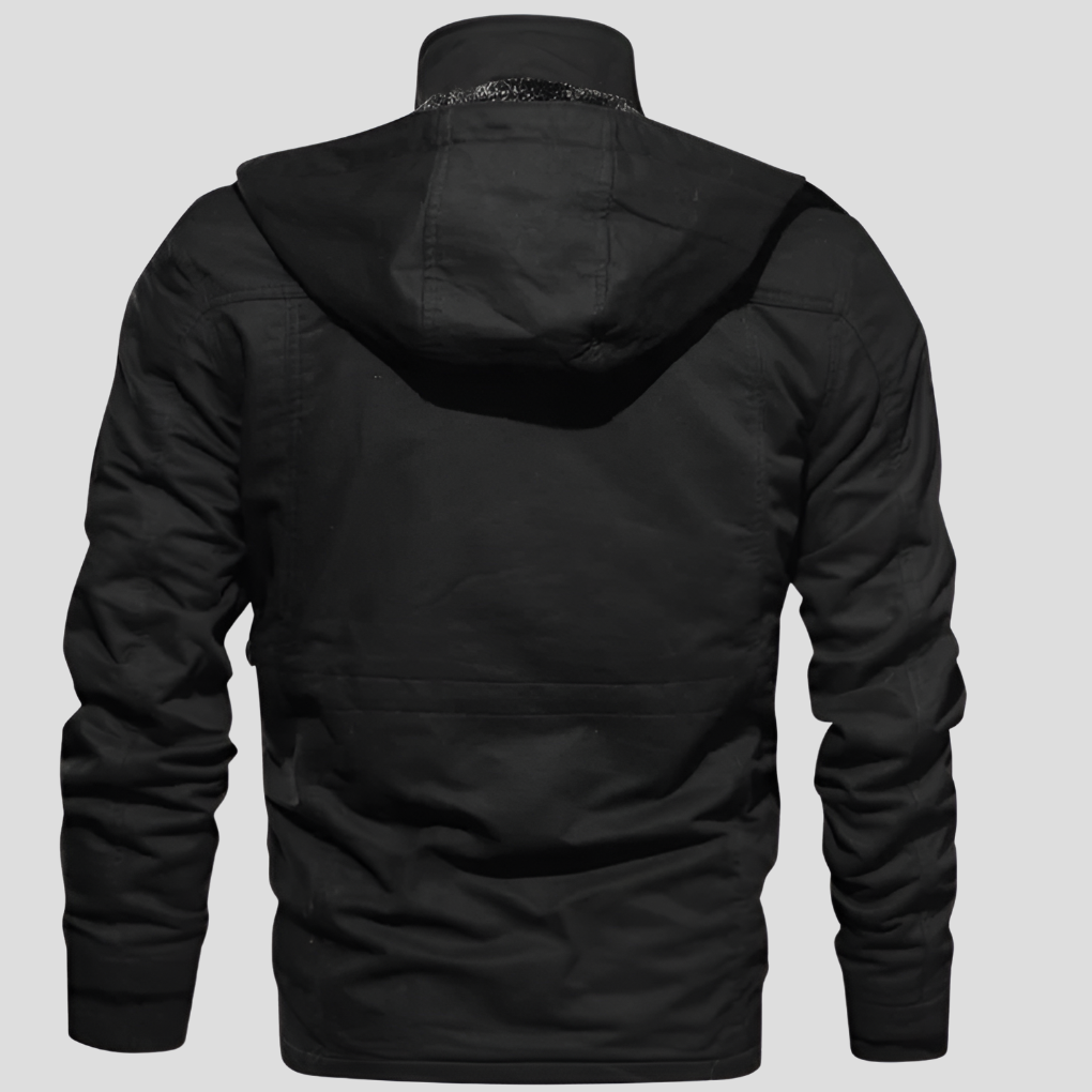 Men's Windbreaker Jacket Water Resistant Warm