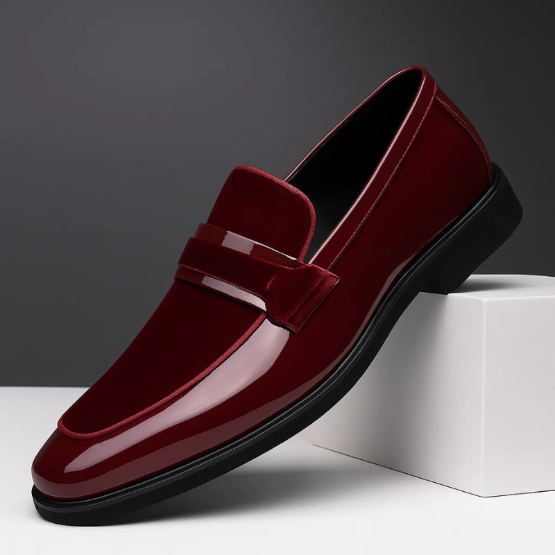 Men's Italian Leather Penny Loafers