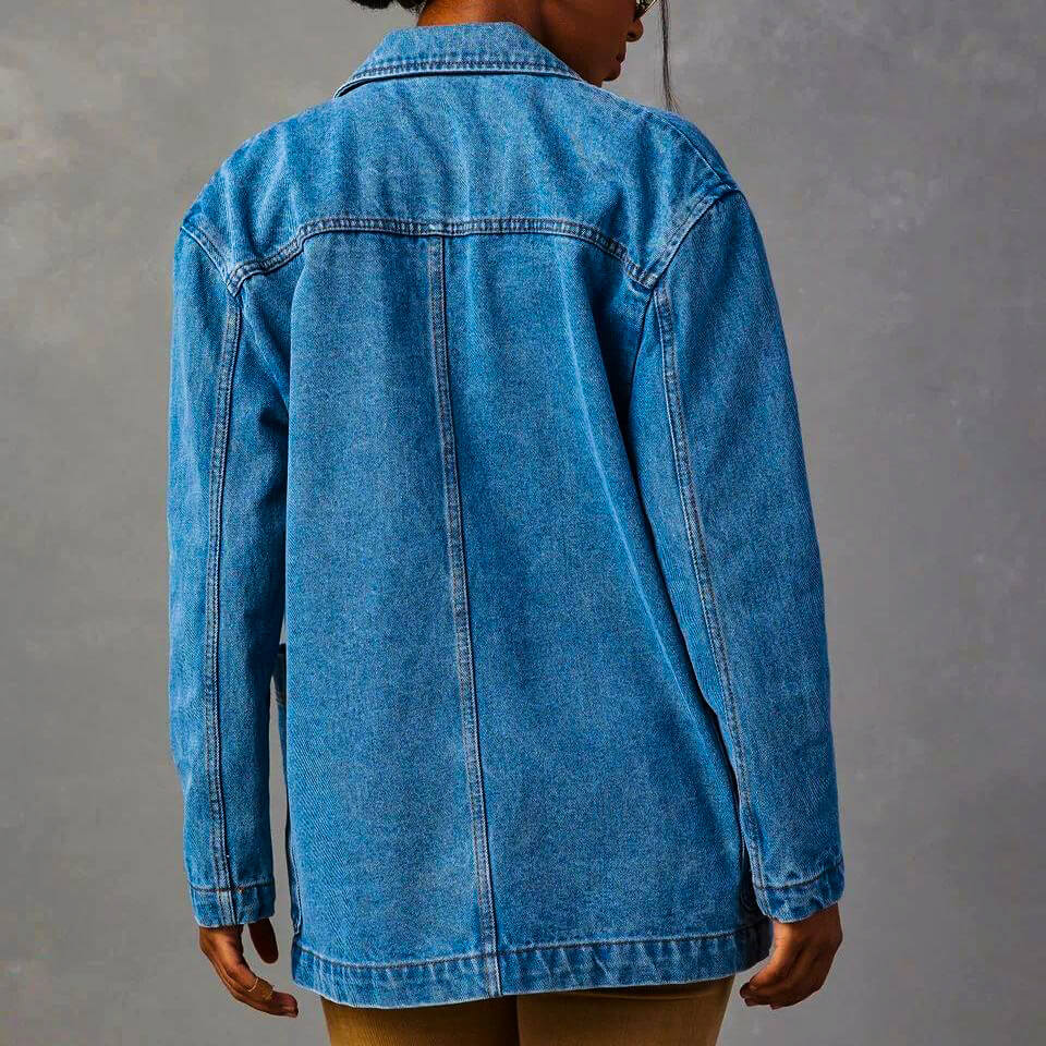 Classic Dark Wash Jeans Jacket