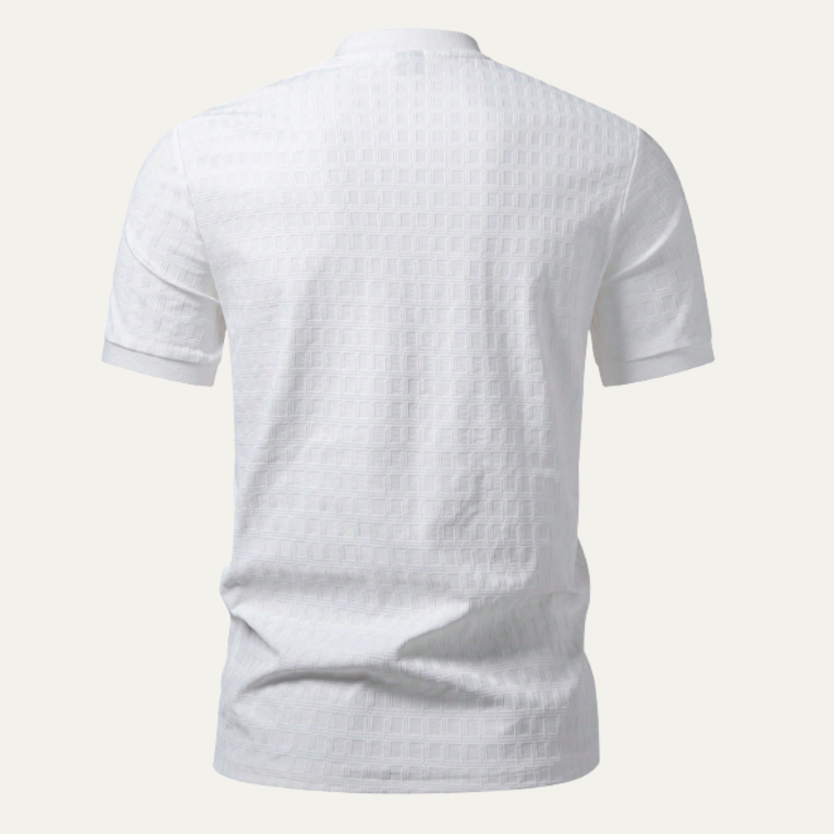 Men's Classic Polo Shirt Textured Summer