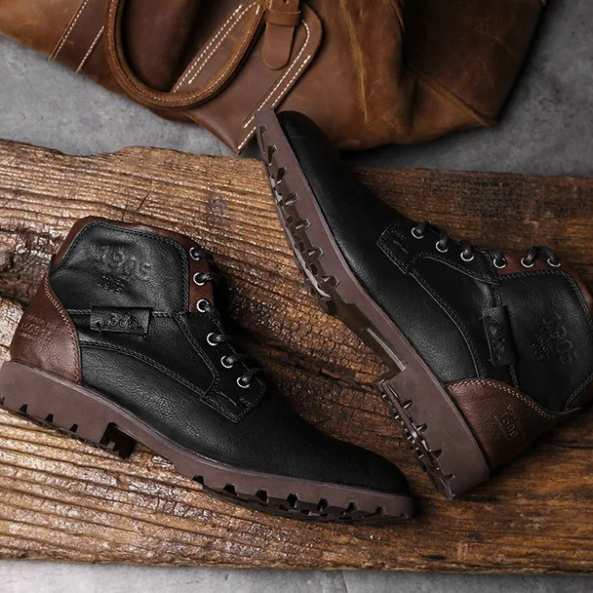 Men's Military Combat Leather Boots