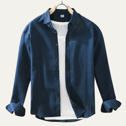 Men's Classic Linen Cotton Shirt