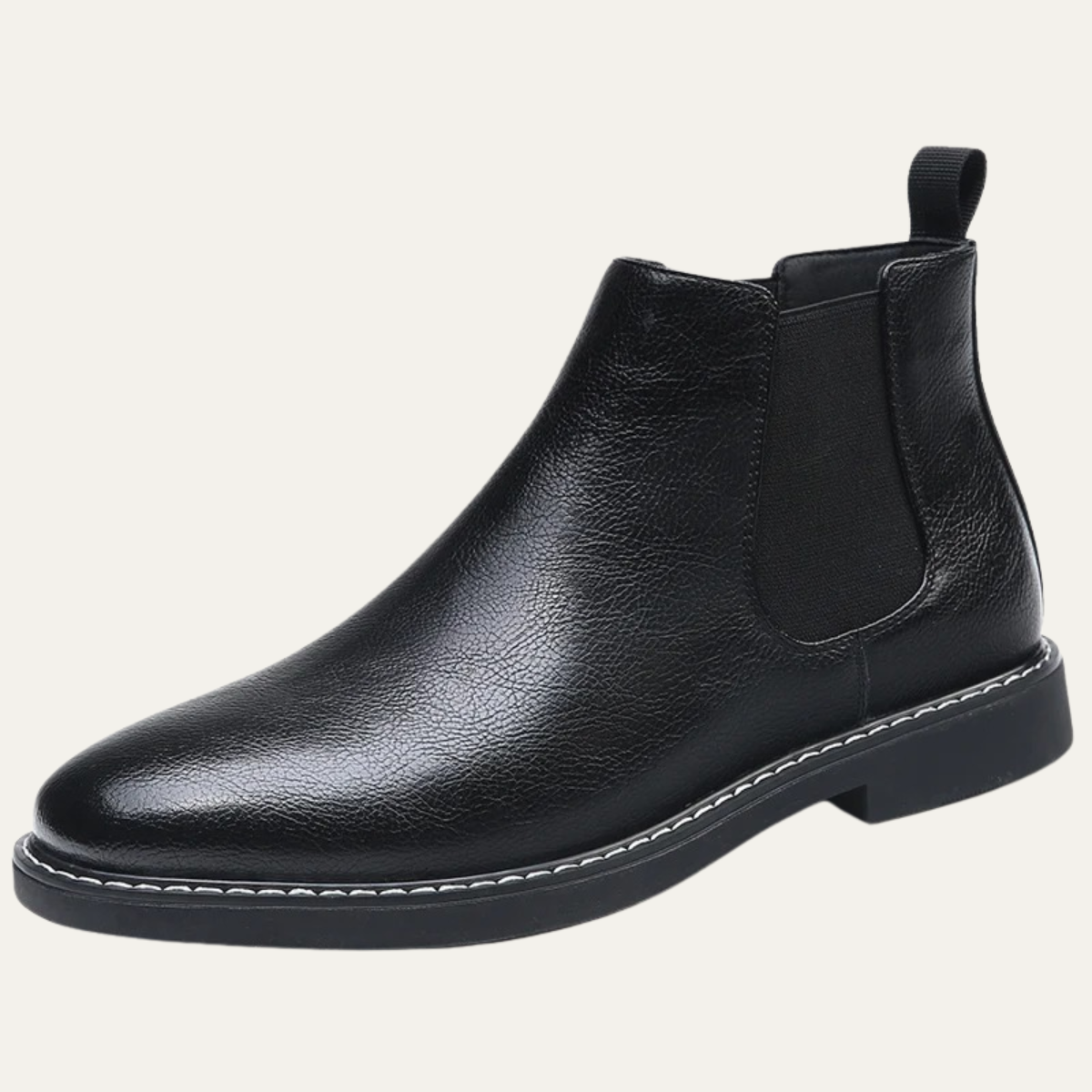 Vernaccia Men's Pointed Toe Ankle Leather Shoes