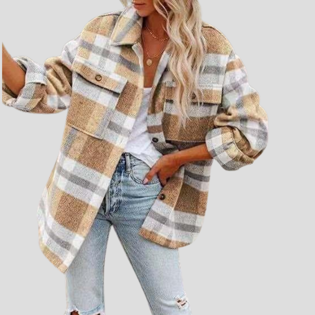 Women's Plaid Flannel Shirt