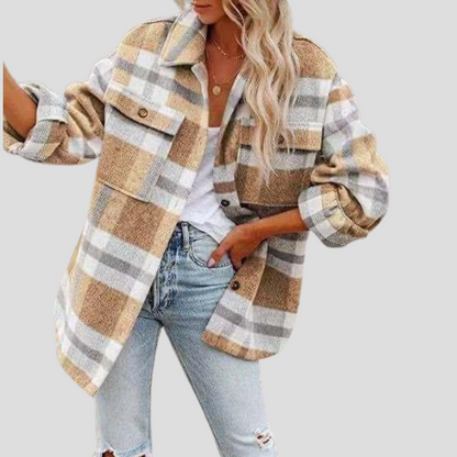 Women's Plaid Flannel Shirt