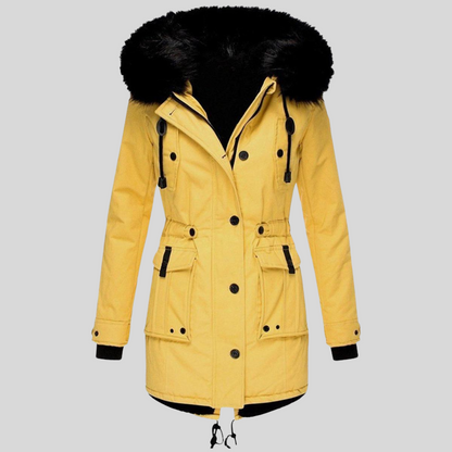 Women's Hooded Winter Coat With Pockets