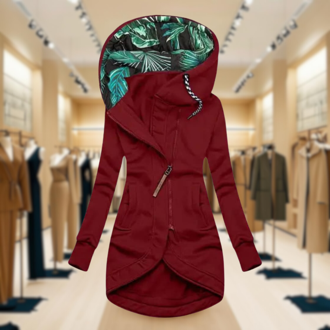 Women's Waterproof Rain Jacket Lightweight Hooded Black