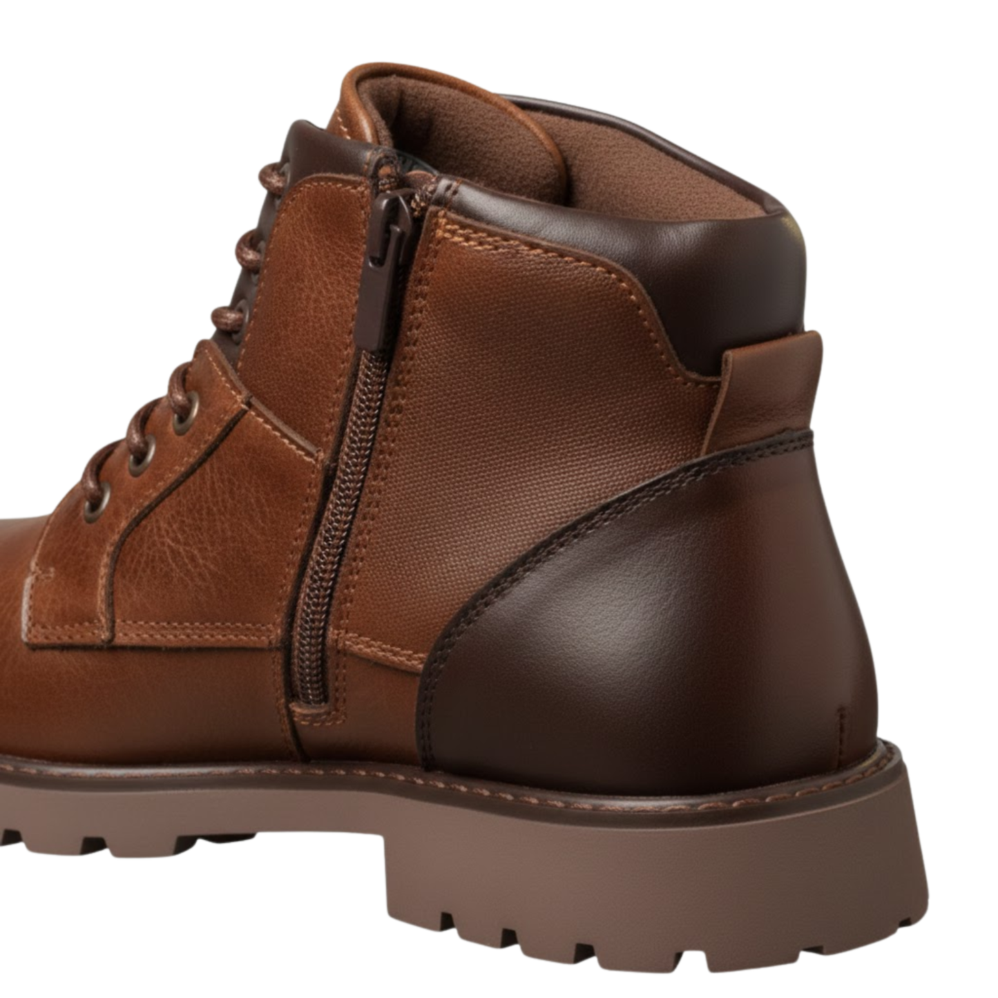 Leather Mens Boots Waterproof Winter Ankle Boots
