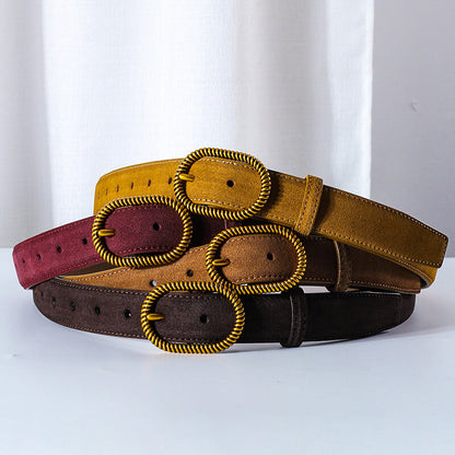Soft Leather Waist Belt