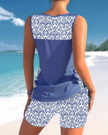 Women's Tankini Swimsuit White