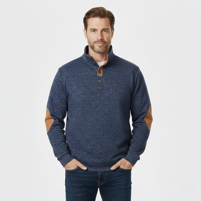 Men's Knitted Sweater Elbow Patches Heritage