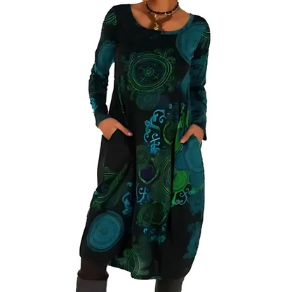 Stylish Cold Weather Dress - VibreMode
