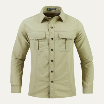 Men's Tactical Cargo Shirt Multi Pocket Outdoor