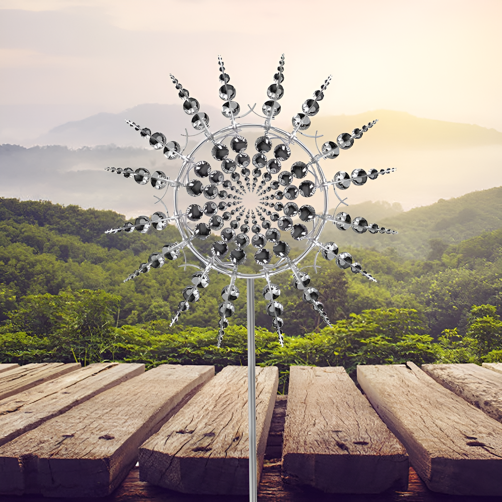 Metal Windmill Anti Rust Coated