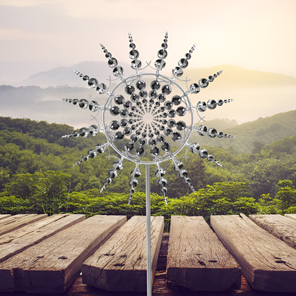 Metal Windmill Anti Rust Coated