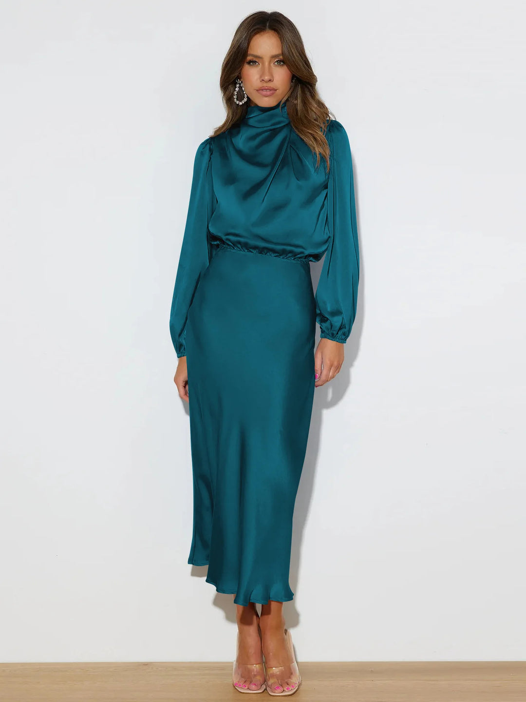 Women's Satin Evening Gown