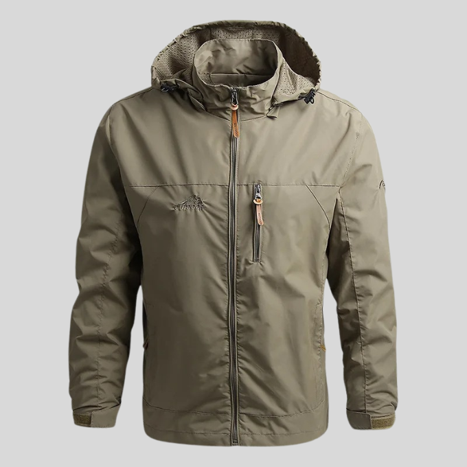 Water-Resistant Hooded Jacket
