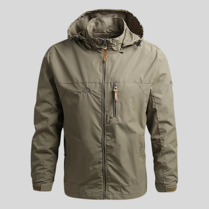 Water-Resistant Hooded Jacket