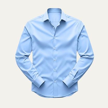 Men's Slim Fit Stretch Dress Shirt Lightweight