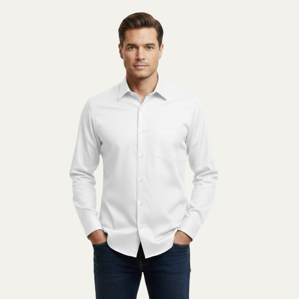 Kensington Men's Cotton Formal Dress Shirt