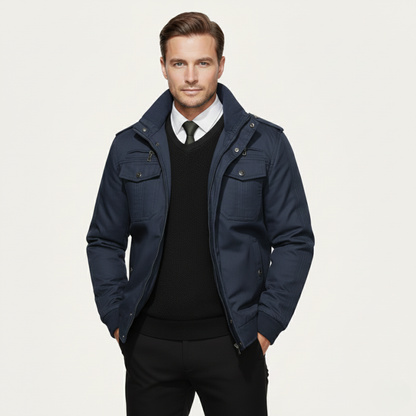 Macerata Men's Thermal Zip-Up Fleece Jacket