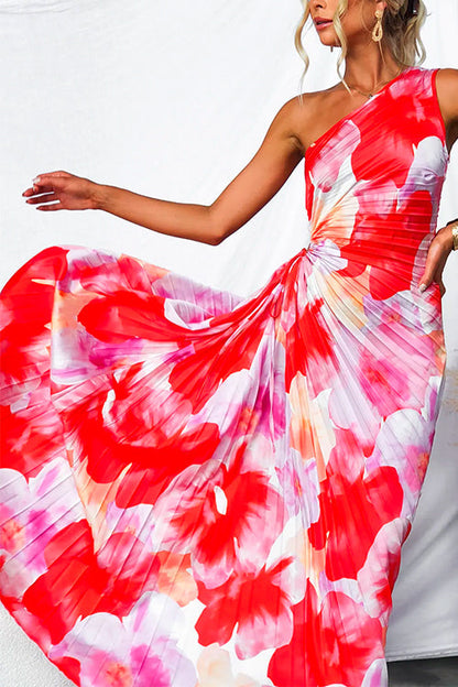 Flowy Ruffled Long Party Dress