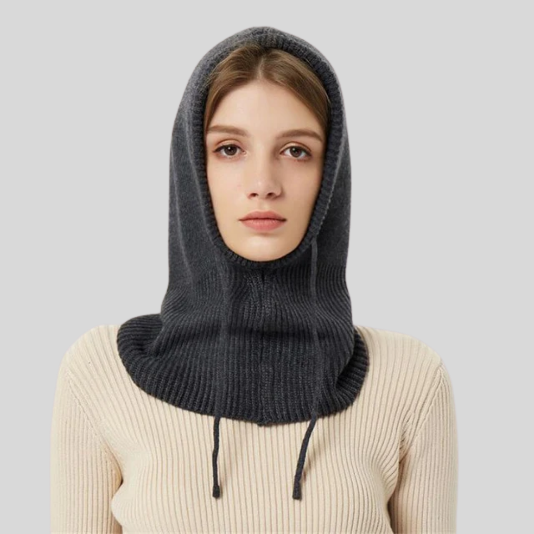 Winter Knitted Hooded Neck Warmer
