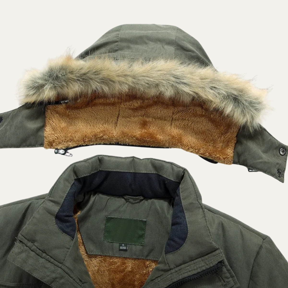 Mens Thicken Fleece Jacket
