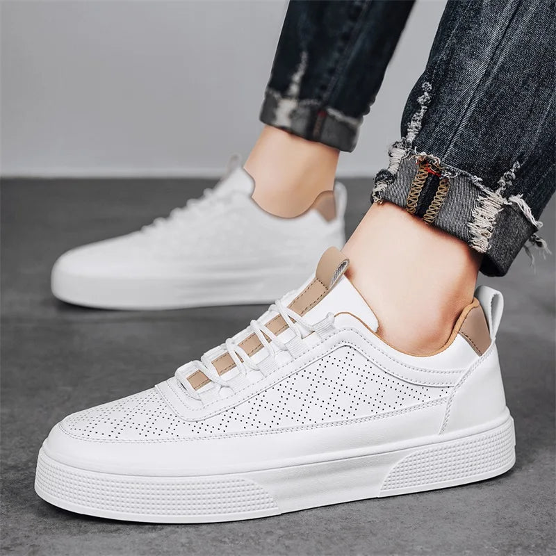 Men's Leather Shoes Comfortable Urban Style - VibreMode