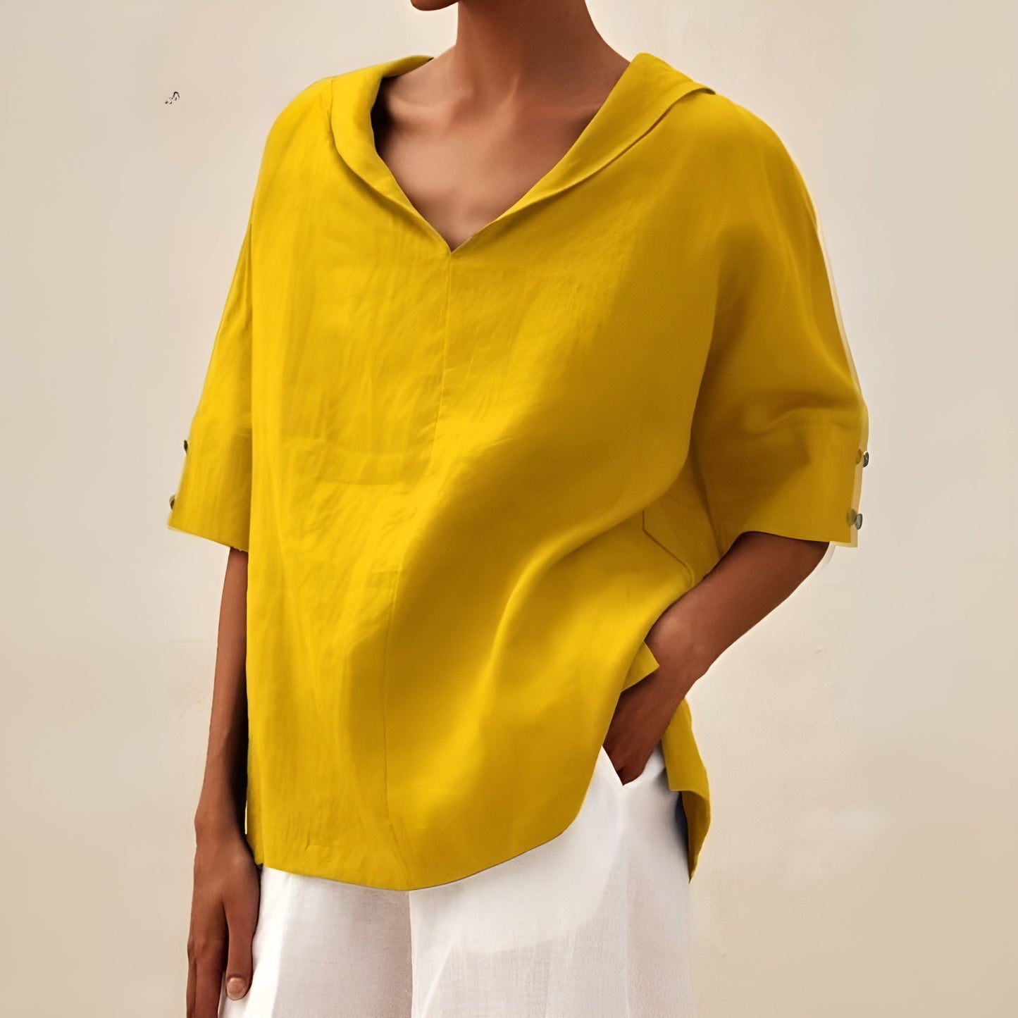 Relaxed Fit Women's Blouse