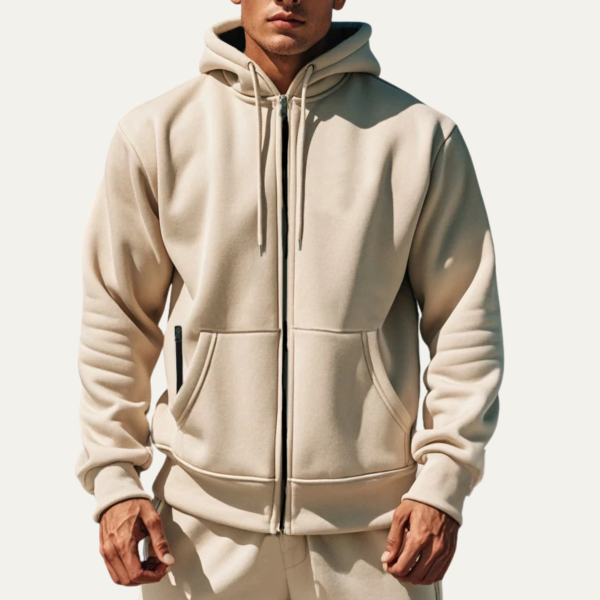 Lerici Men's Warm Zip Hoodie Jacket