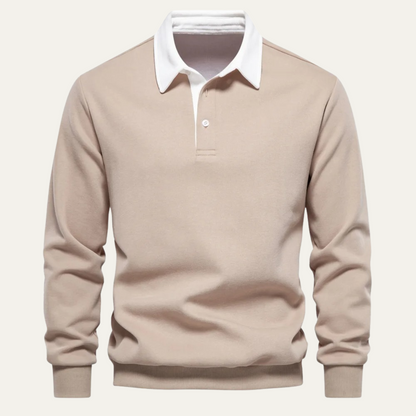 Men's Polo Collar Sweater Casual