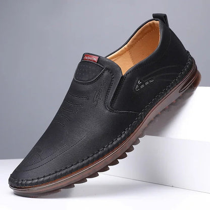 Men's Leather Loafers Sophisticated Brown