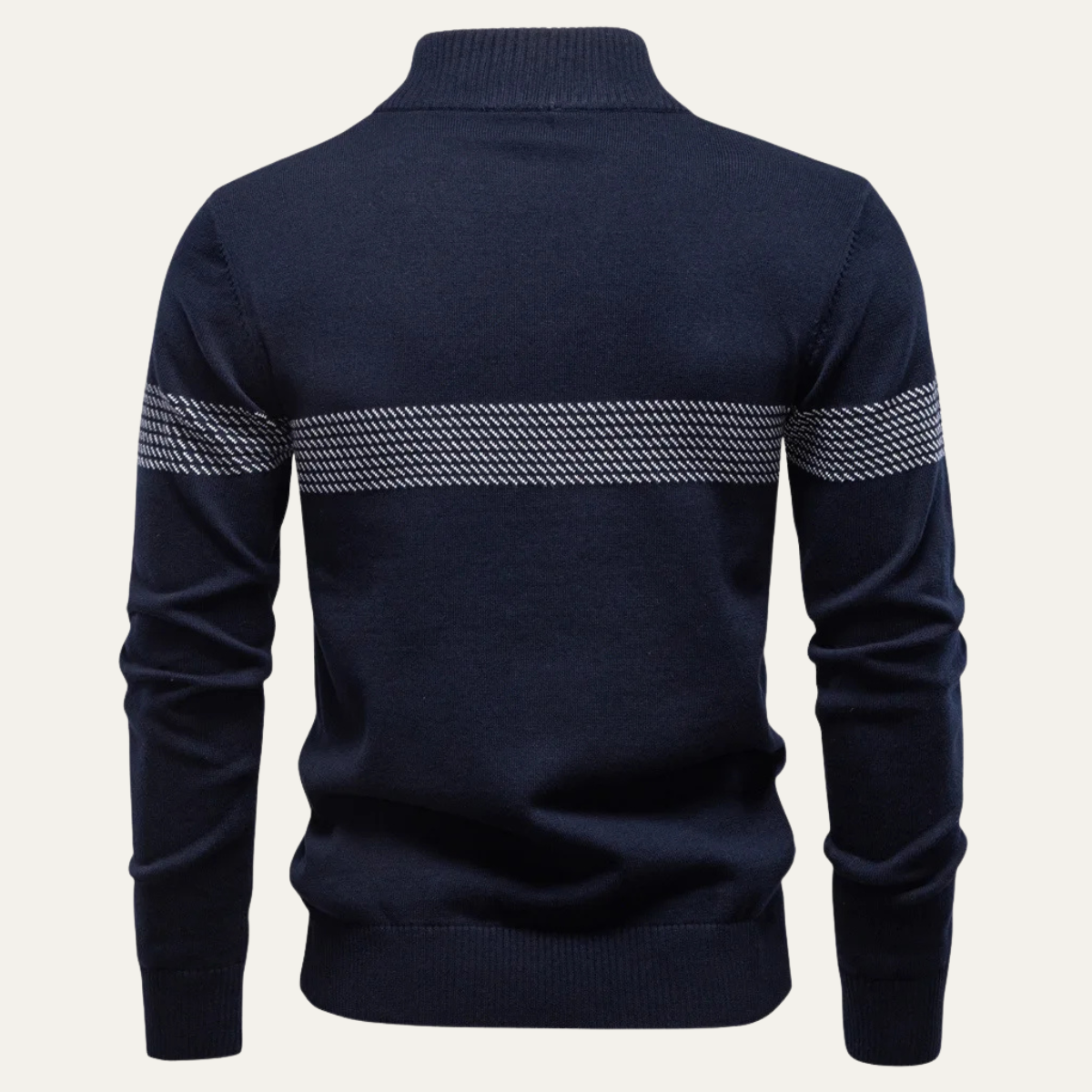 Men's Half Zip Knit Sweater Business Casual