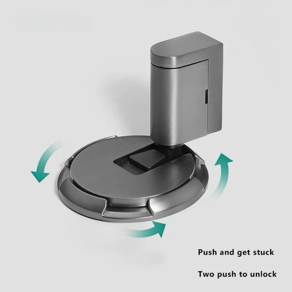 Magnetic Door Stop Floor Mount No Drill