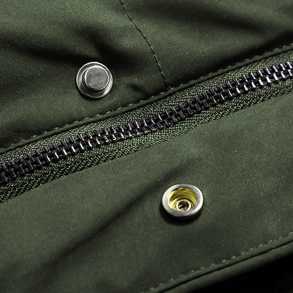 Men's Puffer Hooded Coat Waterproof With Pockets