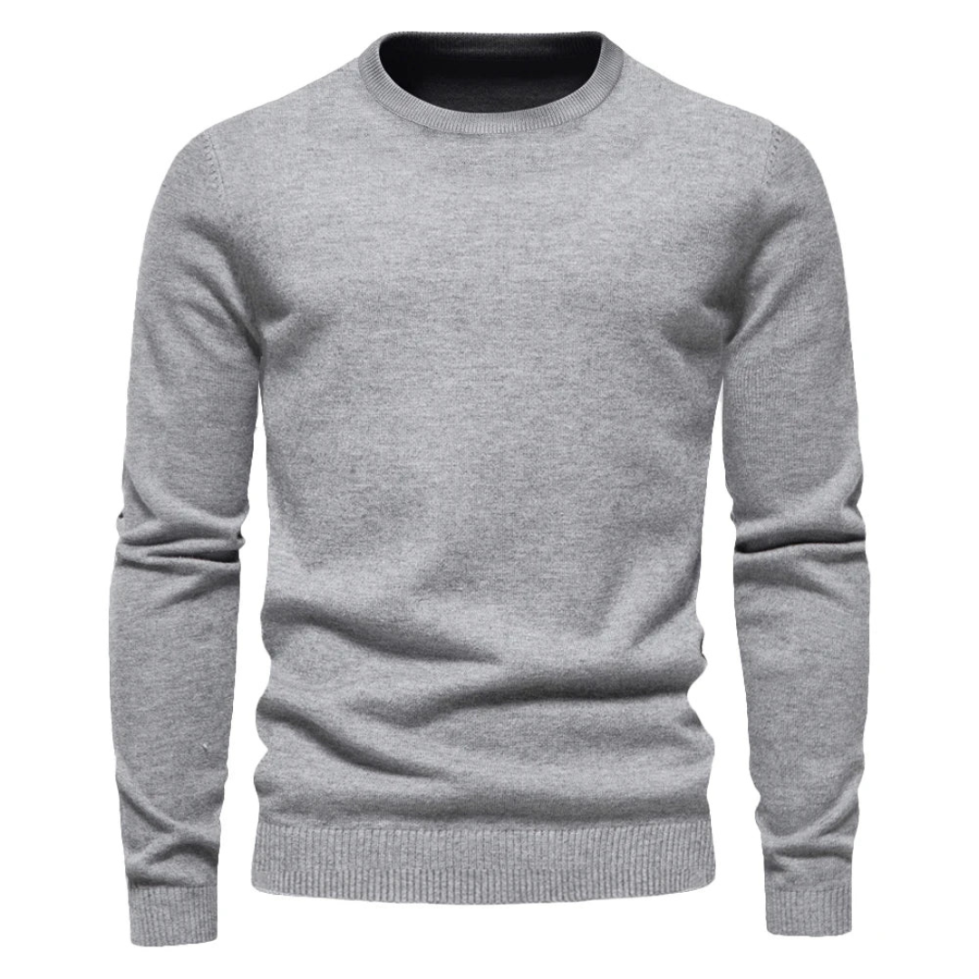 Men's Long Sleeve Sweater Solid
