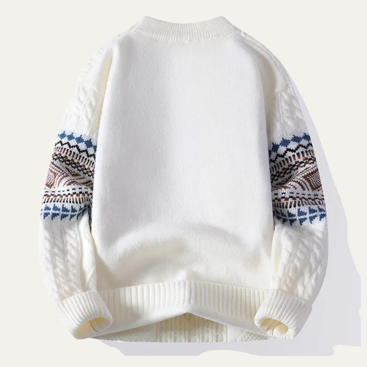 Men's Knitted Winter Sweater Nordic Pattern