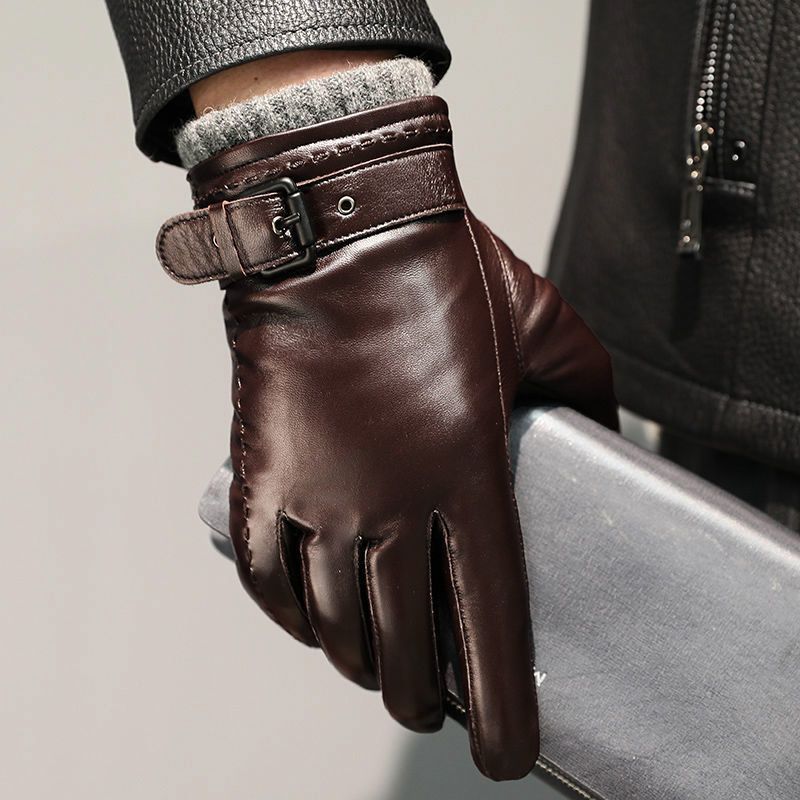 Premium Real Leather Driving Gloves - VibreMode