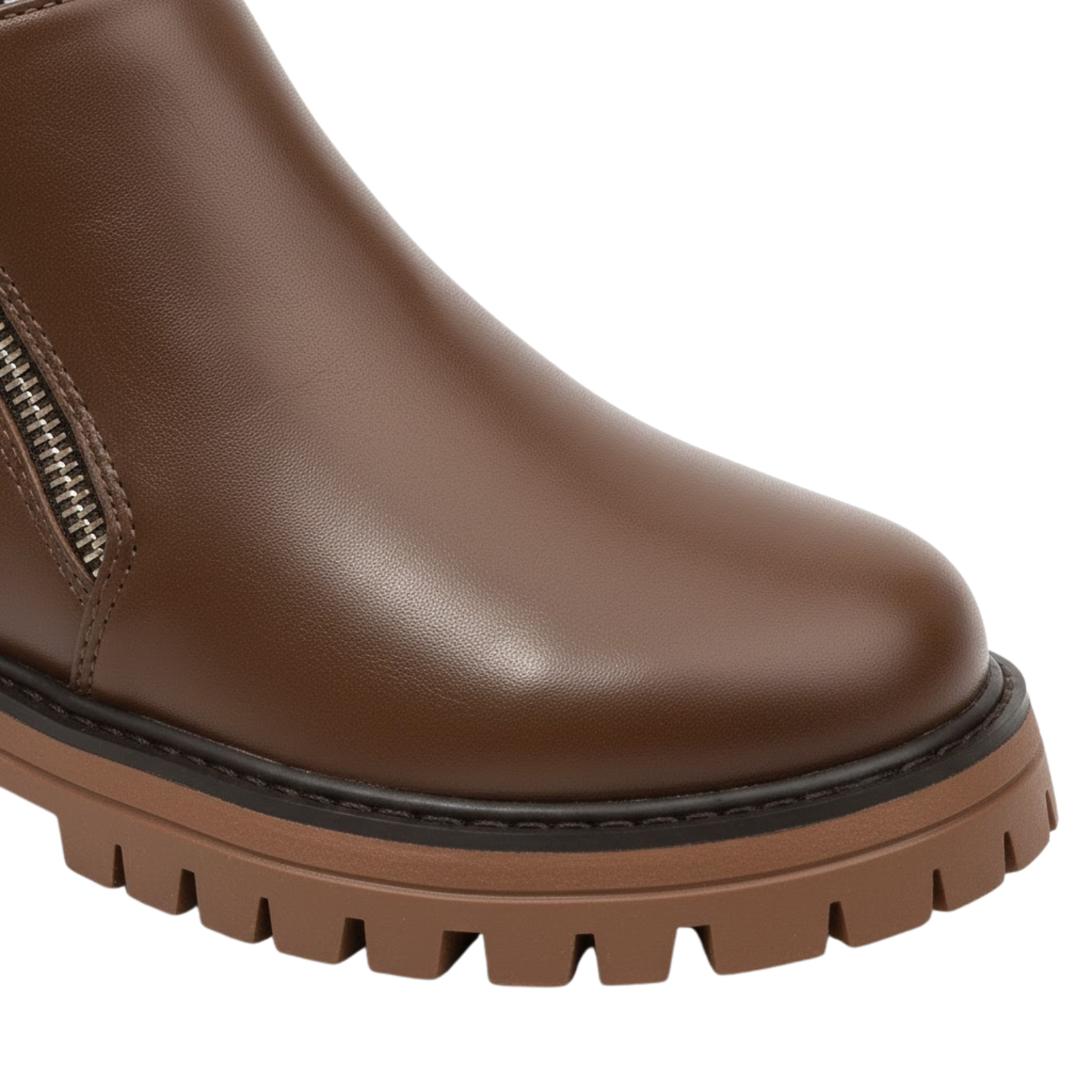 Comfortable Round Toe Flat Sneaker Boots for Women