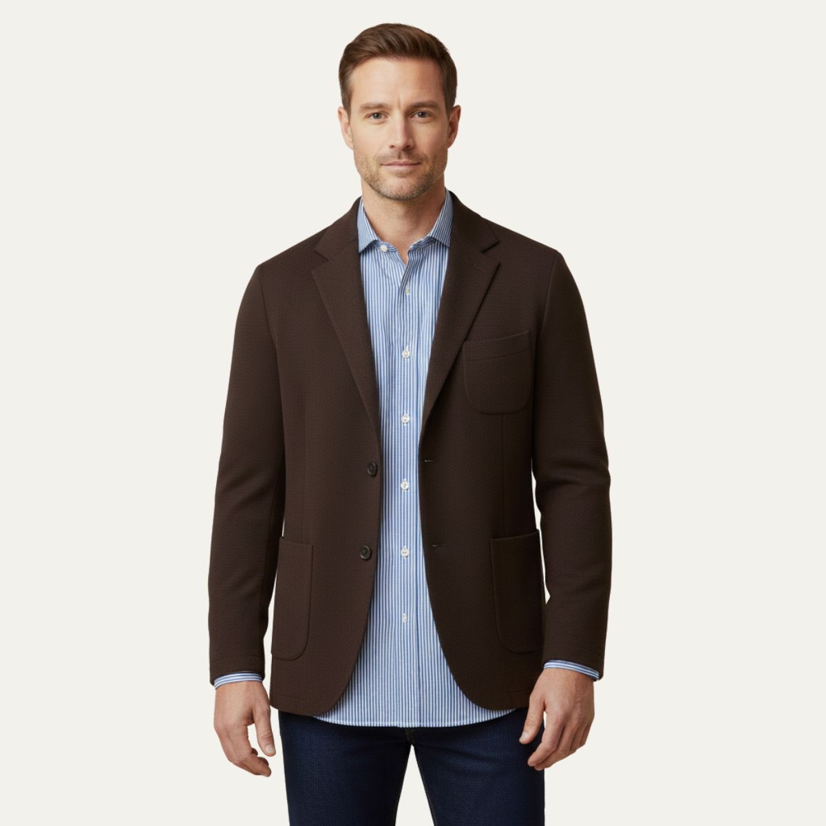 Men's Linen Blazer Formal Wedding Guest
