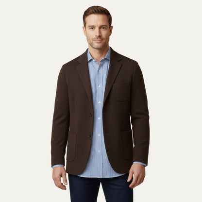 Men's Linen Blazer Formal Wedding Guest