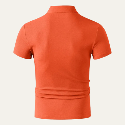 Men's Classic Short Sleeve Polo Shirt Cotton